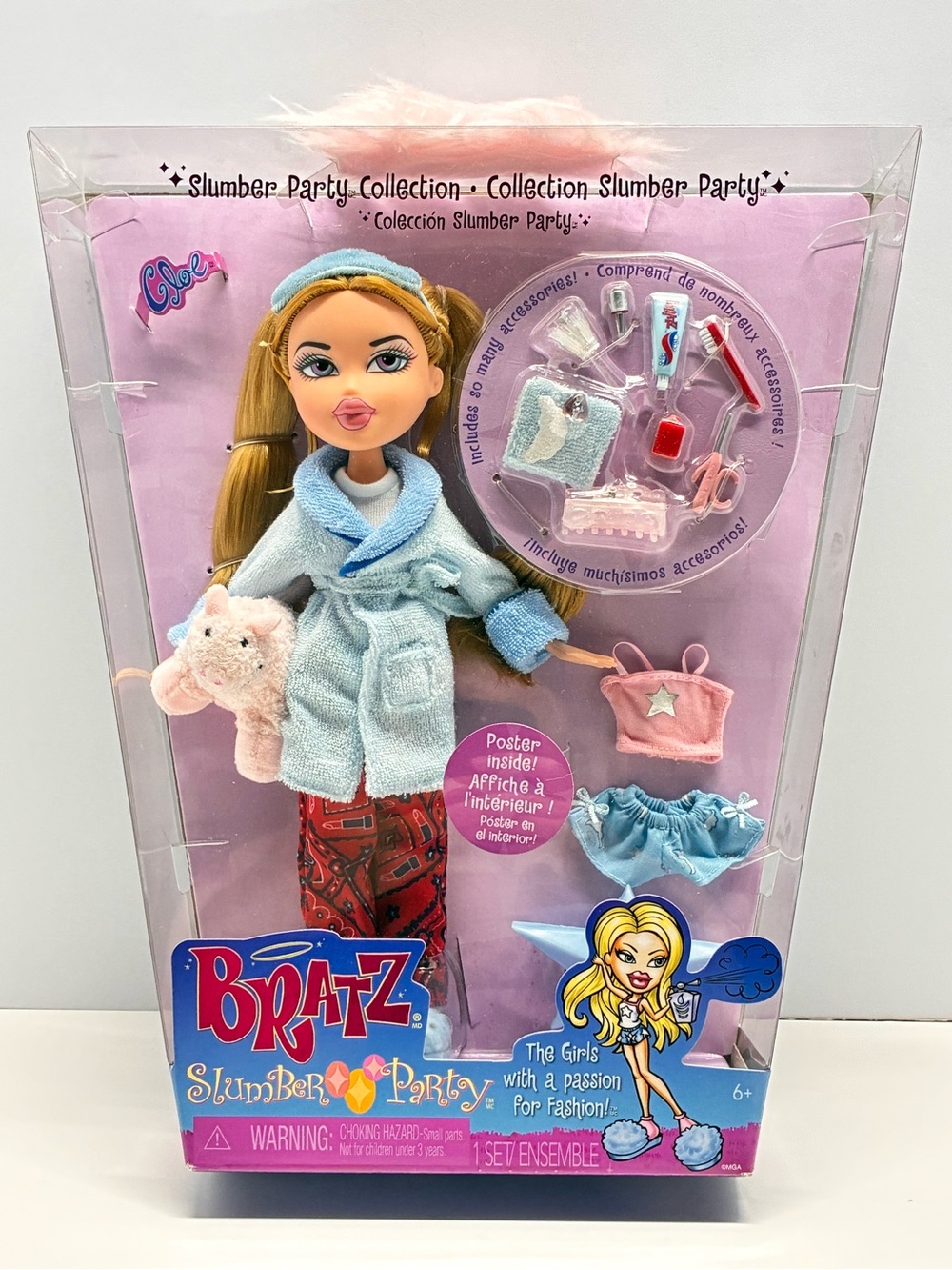 Bratz Slumber Party "Cloe" Doll & Accessories Bratz Slumber Party Collection NEW